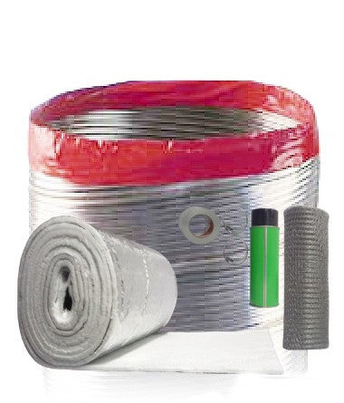 Oval Flexible Chimney Liner Insulation Sizing Chart