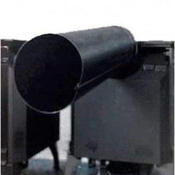 24 in. Through The Wall Vent Kit, c/w mounting plate, black trim collar, 45° elbow and terminal