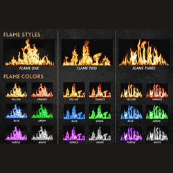 Flame Styles and Colors