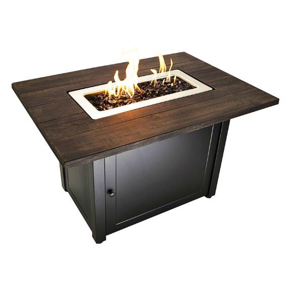 Endless Summer The Marc Outdoor Rectangular LP Gas Fire Pit