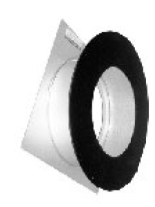 Selkirk SuperPro / ShelterPro 8" Black Wall Thimble - Clearance