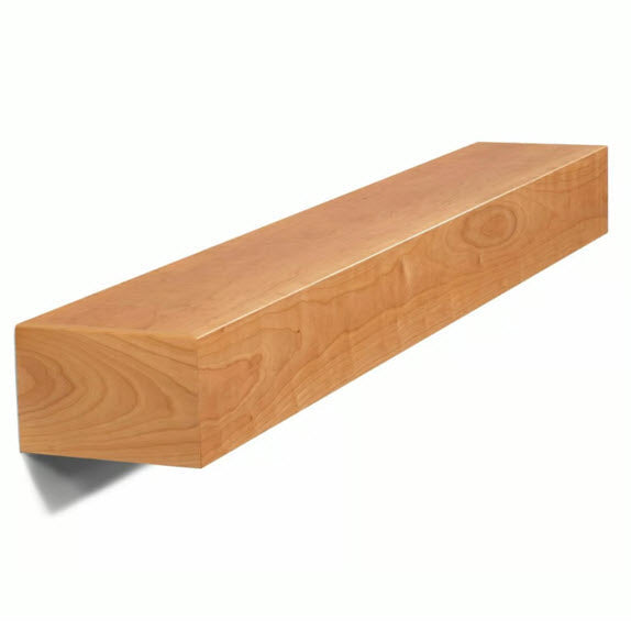 Cherry Box Mantel - Real Wood Mantel