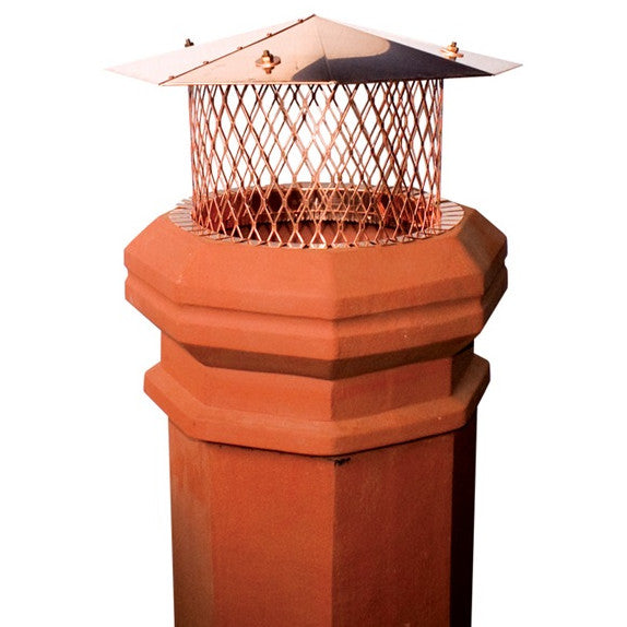 Copper Chimney Pot Cap