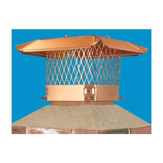 HY-C Pre Assembled Single Flue Copper Chimney Cap