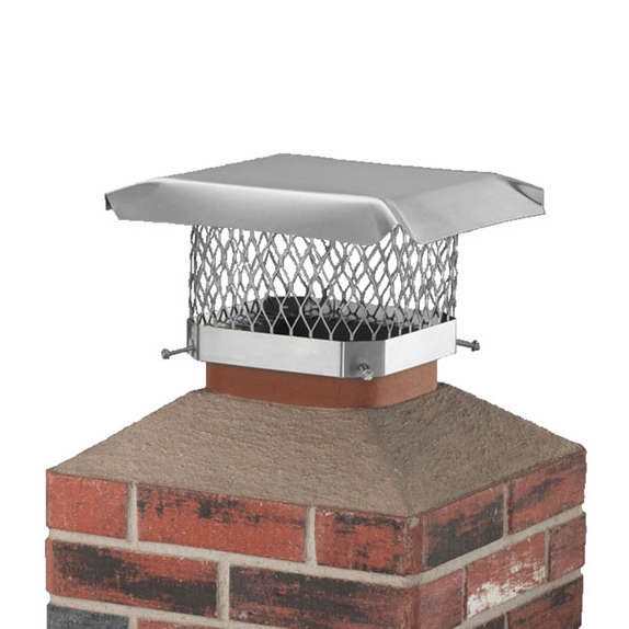 HY-C Stainless Steel Single Flue Chimney Cap