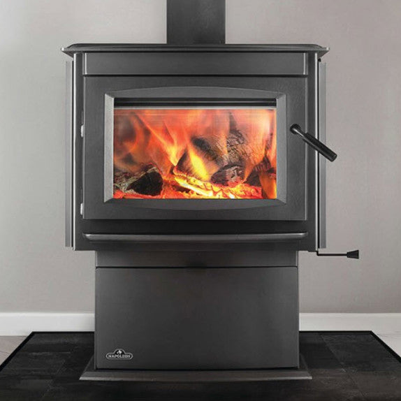 Napoleon S25 Wood Stove | Medium Napoleon Wood Stove with Pedestal