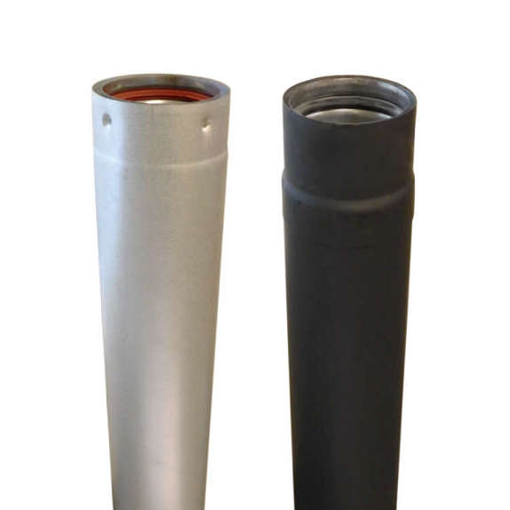 Rock-Vent Pellet Vent Pipe Slip Sections - Telescoping Pellet Pipe