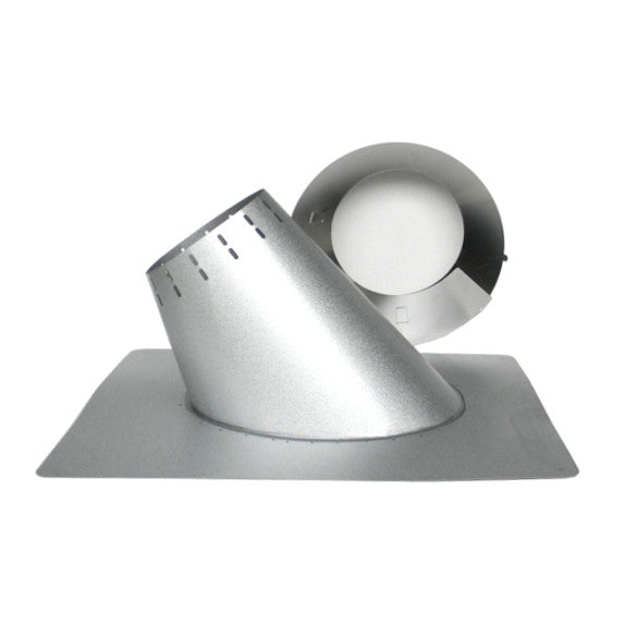 Rock-Vent Insulated Chimney Pipe Flat Ceiling Kit