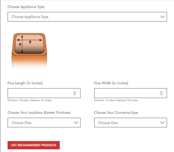 Chimney Liner Sizing Guide Rockford Chimney