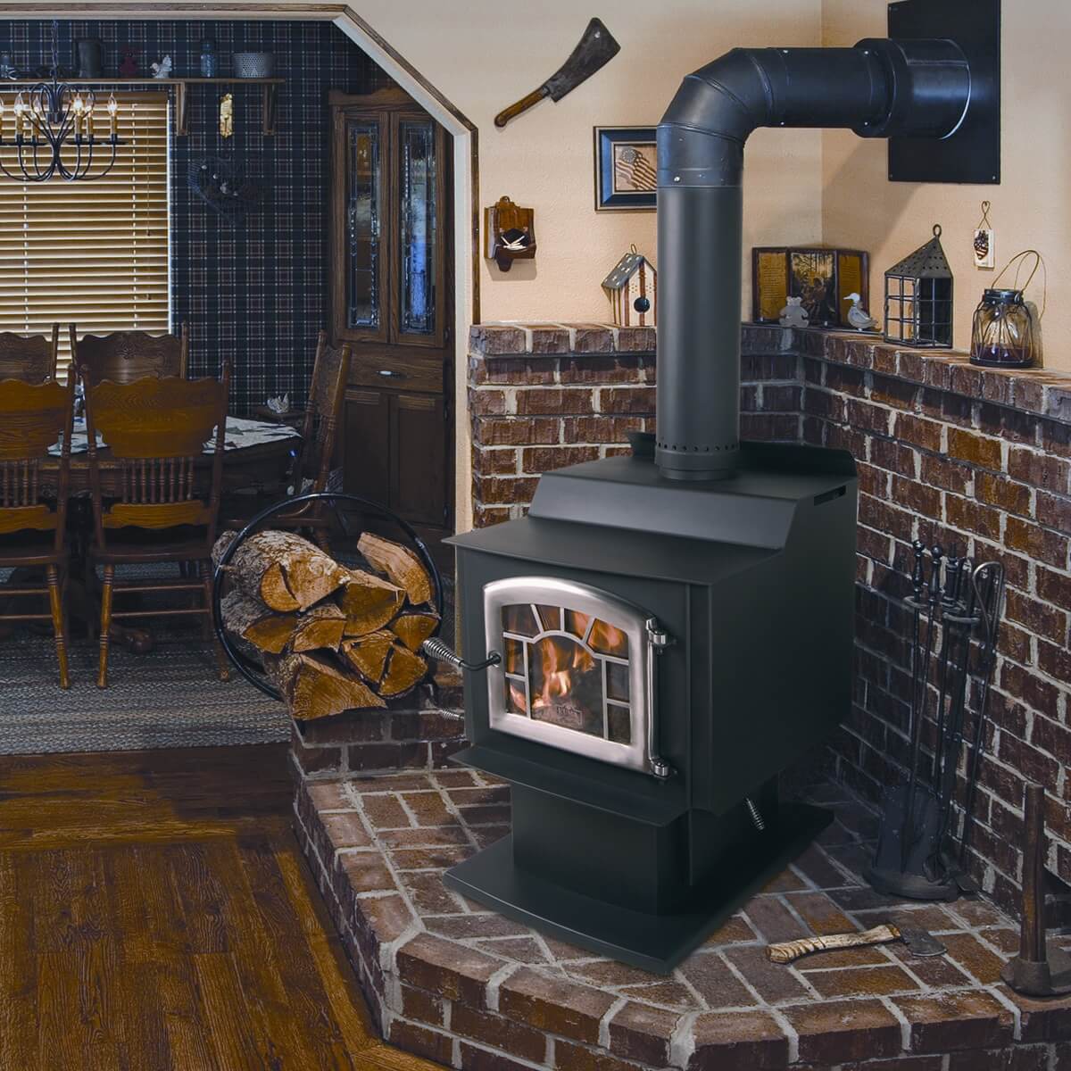 How To Install A Wood Stove Chimney Through Wall?