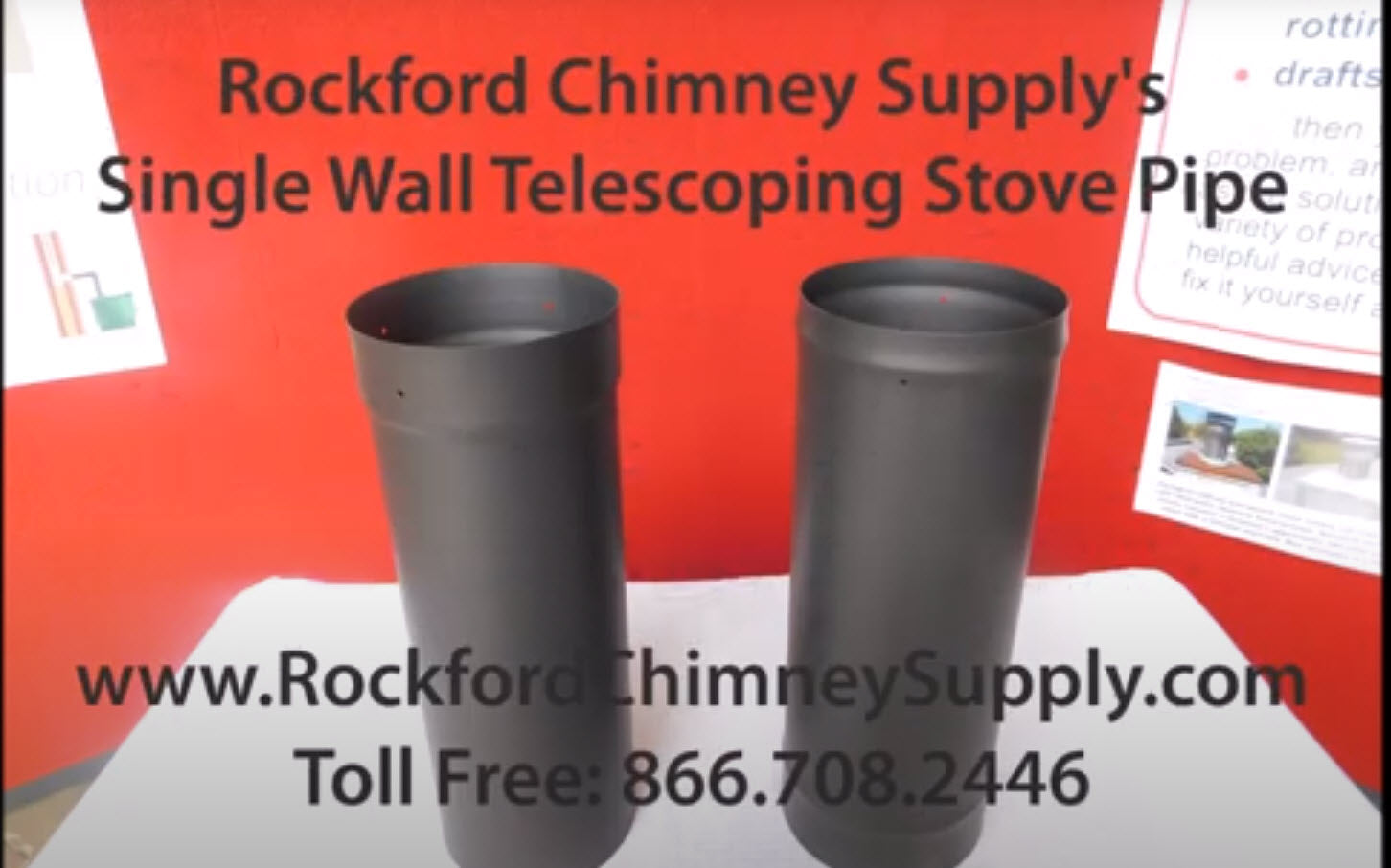 Single Wall Telescoping Stove Pipe Video