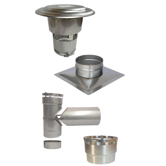 Flexible Chimney Liner Parts and Components Chimney Connectors