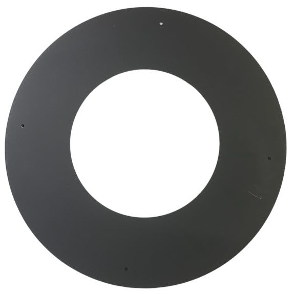 Black Single Wall Trim Ring 9 1/8 in. ID 16 in. OD - Clearance