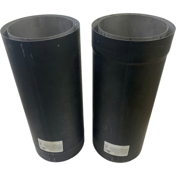Black Telescoping Stove Pipe Double Wall- Clearance (030526-1)