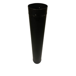 6 in x 36 in Black Single Wall Stove Pipe - Clearance (041626-5)
