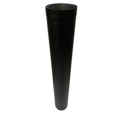 6 in x 48 in Black Double Wall Pipe - Clearance (041626-7)
