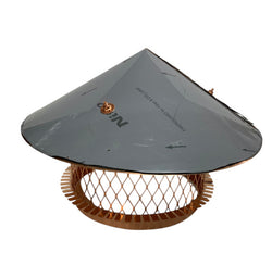 12.5 in Copper Pot Rain Cap Cone Lid - Clearance (041726-1)