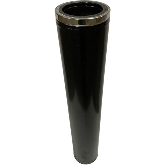 304L 6"x48" Chimney Liner Powder Coated Black (070126-10)