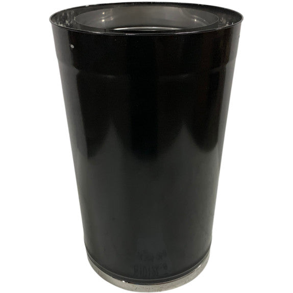 304L 8"x18" Chimney Liner Powder Coated Black - Clearance (070126-8)