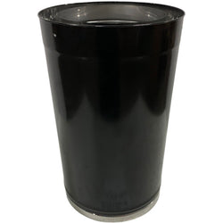 304L 8"x18" Chimney Liner Powder Coated Black - Clearance (070126-8)