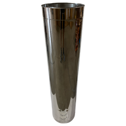 6 in x 36 in 316L inner, 430 outer Class A chimney pipe - Clearance