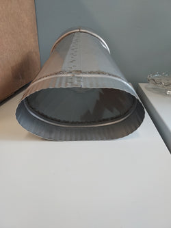 6 in. Round Flex End to Oval Male End - Clearance