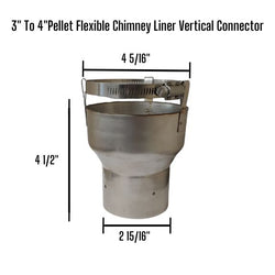 Chimney Liner Vertical Appliance Connector