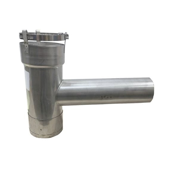 3 in. to 4 in. Pellet Tee with Removable Snout