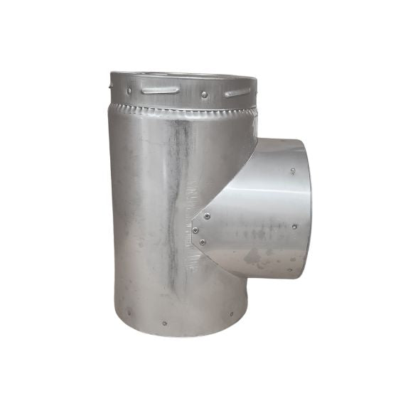 DuraVent 4in Diameter 48in Length Double-Wall Twinwall Stove Pipe -  Galvanized