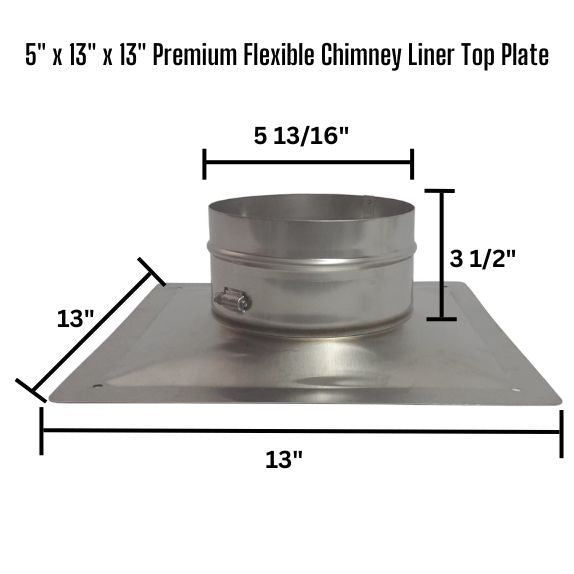 Premium Chimney Top Plate for Flexible Chimney Liner Systems - Rockford  Chimney