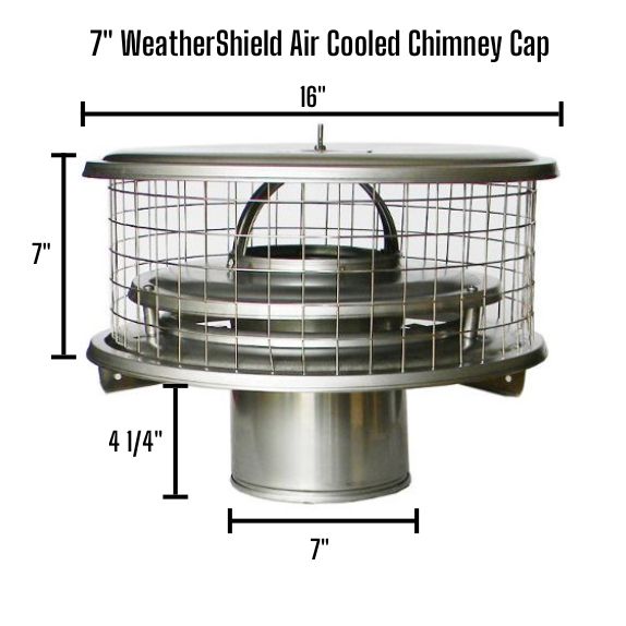 WeatherShield Chimney Cap - Air Cooled