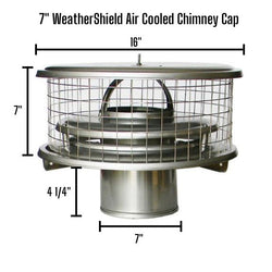 WeatherShield Chimney Cap - Air Cooled