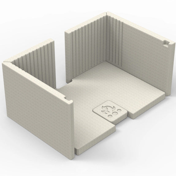 Moulded Refractory Panel Kit for Minimalist Base and Insert