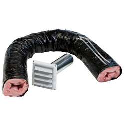 3 in. x 10 ft. Insulated Flex Pipe for Fresh Air Intake