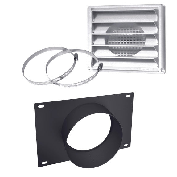 5 in. Fresh Air Intake Kit for Pedestal Wood Stove