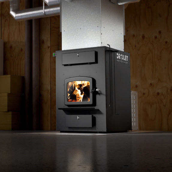 Drolet Heat Commander Wood Furnace | Wood Furnace - Rockford Chimney