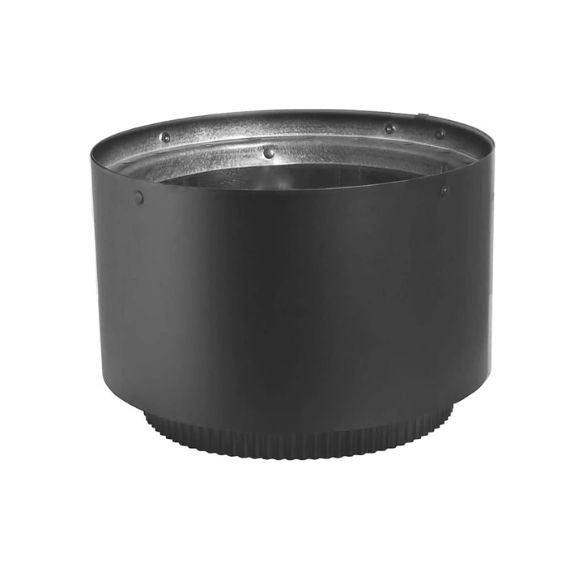 DuraVent DVL Double Wall Black Pipe Stove Adapter