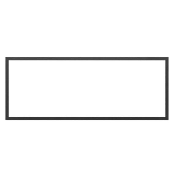 1" Black Finishing Trim (FT50K)