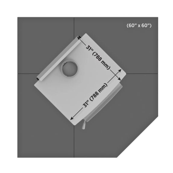 Corner Modular Floor Protection System - Rockford Chimney