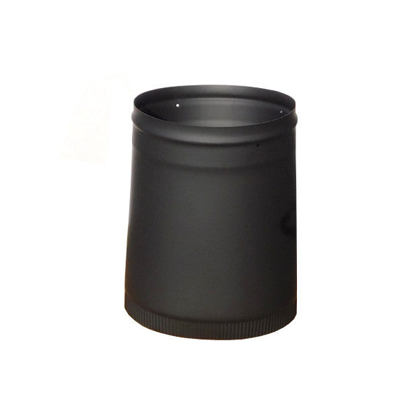Single Wall Stove Pipe Oval to Round 8" Adapter