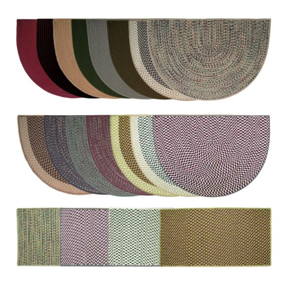 Classic Braided Hearth Rugs