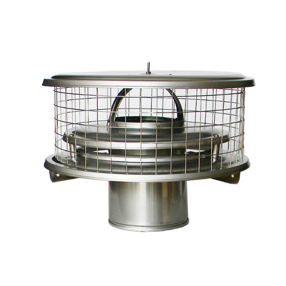 10 in. Oversize Lid WeatherShield Chimney Cap - Air Cooled