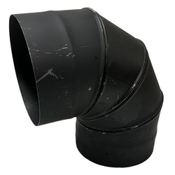 6” x 90 Deg, Adjustable Single Wall Elbow - Clearance