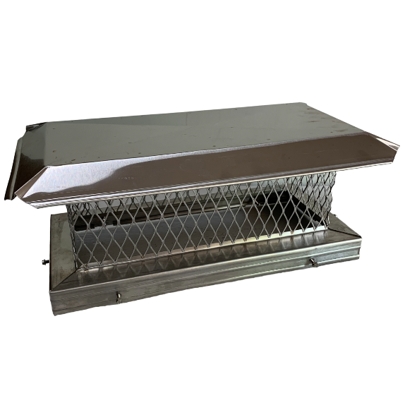 8" x 20" bolt on single Flue - Clearance