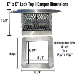 Lock Top II Chimney Damper
