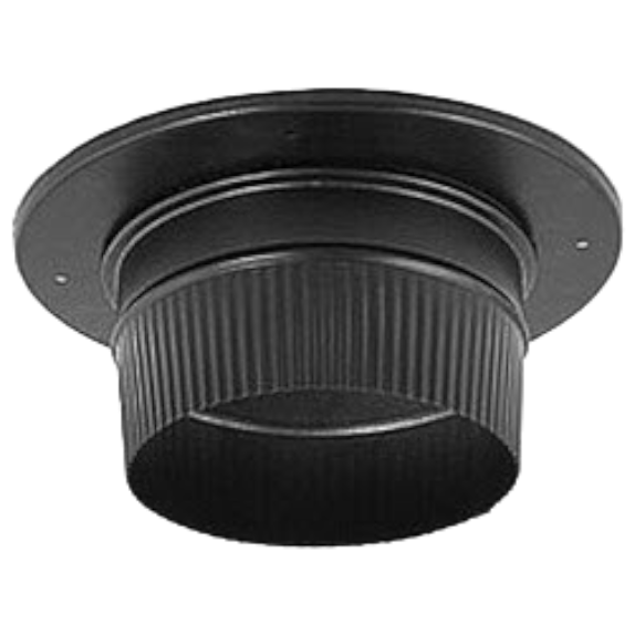 Dura-Vent DuraPlus Snap Lock Adapter with Trim to Single Wall Pipe