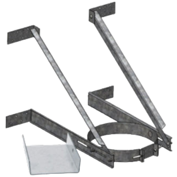 DuraTech Extended Wall Support 5" to 8"