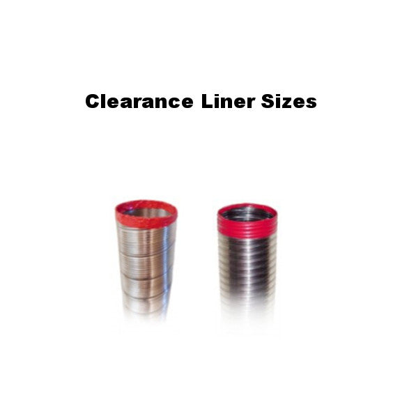 Stainless Steel Liners (Flexible and Smooth Wall) - Clearance Item