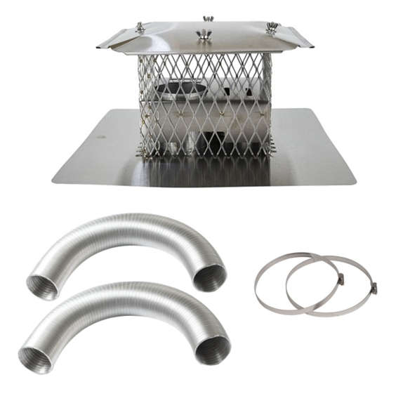 Co-Linear Chimney Cap and Liner Kit