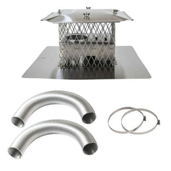 Chimney Rain Cover Flue Cap Protector Chimney Flue Cowl Pipe Cap Pipe Cap For Outdoor ,Fireplace